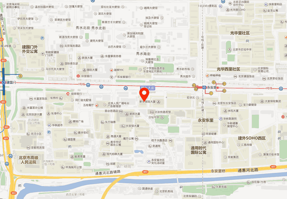 宝钢大厦位置地图